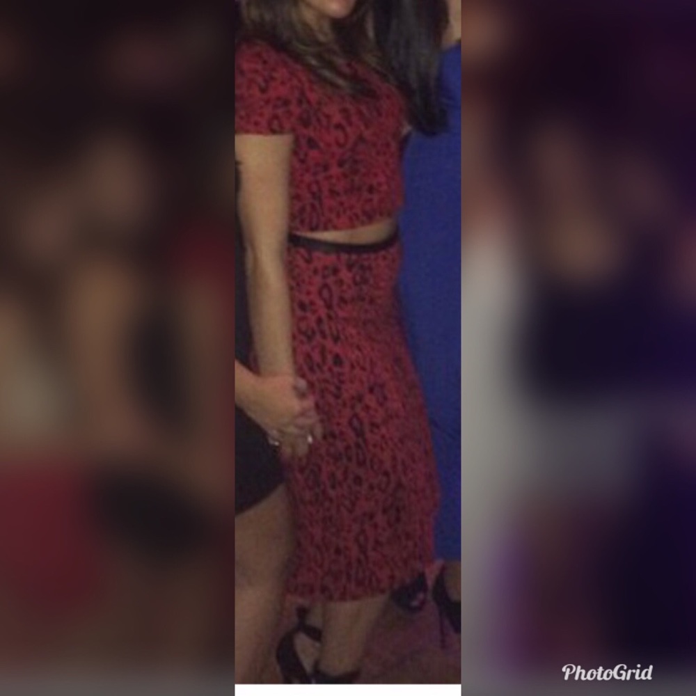 2 piece skirt and top outfit